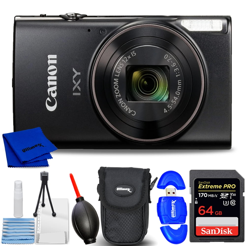 Canon Compact Digital Camera IXY650 (Black) IXY650BK - 7PC