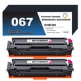 thumbnail image 1 of Canon Compatible 067 (5100C001) Magenta Toner Cartridge 2 Pack to use with ImageClass LBP632Cdw, LBP633Cdw, MF652Cw, MF653Cdw, MF654Cdw, MF656Cdw Printers. Reliable Printing for Home & Office., 1 of 4