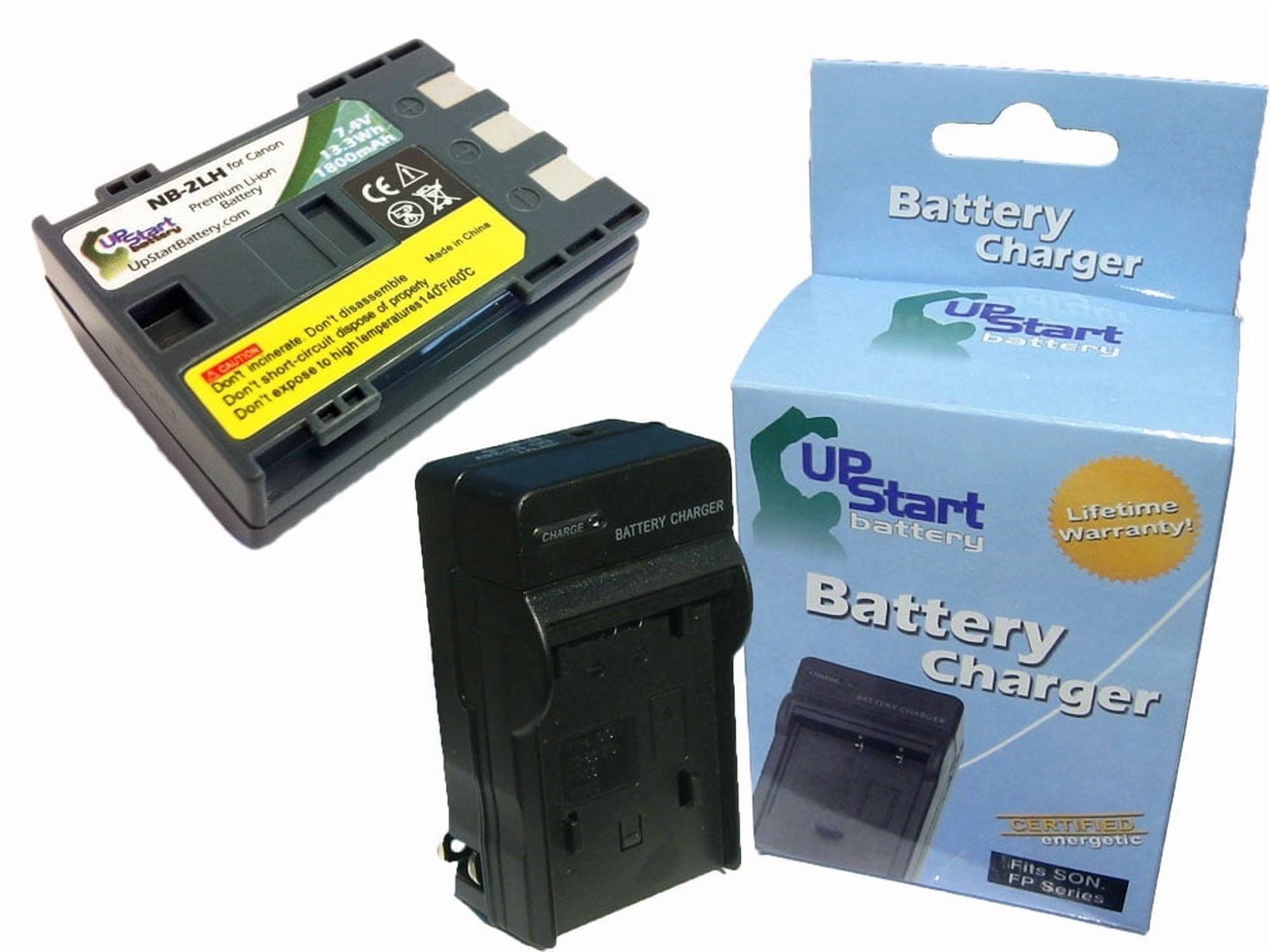 Canon E160814 Battery and Charger - Replacement for Canon NB-2LH