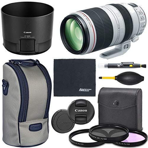 Canon EF 100-400mm f/4.5-5.6L IS II USM Lens (Model 9524B002) + AOM Bundle Package Kit - International Version