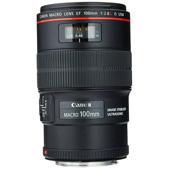 Canon EF 100mm f/2.8L IS USM Macro Lens for Canon Digital SLR Cameras, Lens Only