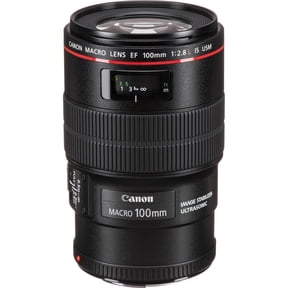 Canon EF 100mm f/2.8L Macro IS USM Lens - 3554B002 - International Model