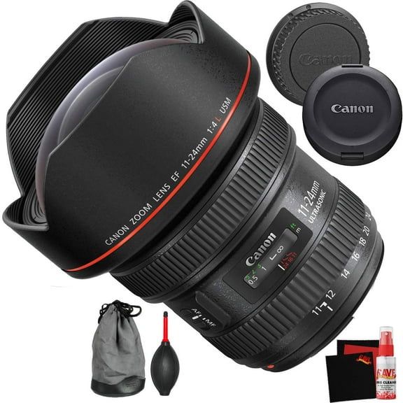 Canon EF 11-24mm f/4L USM Lens Accessory Bundle (International Version)