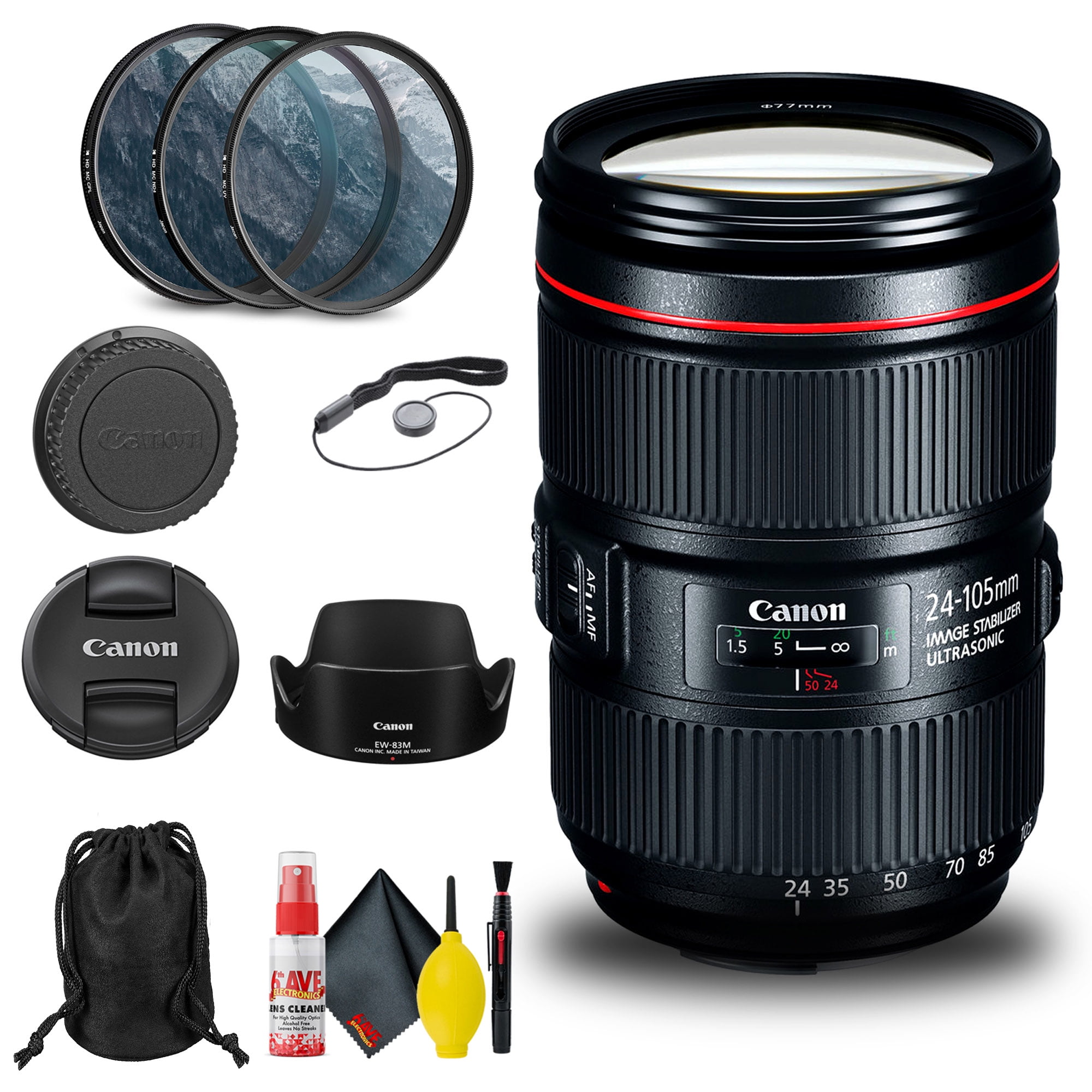 Canon EF 24-105mm f/4L IS II USM Lens with Filter Kuwait Ubuy