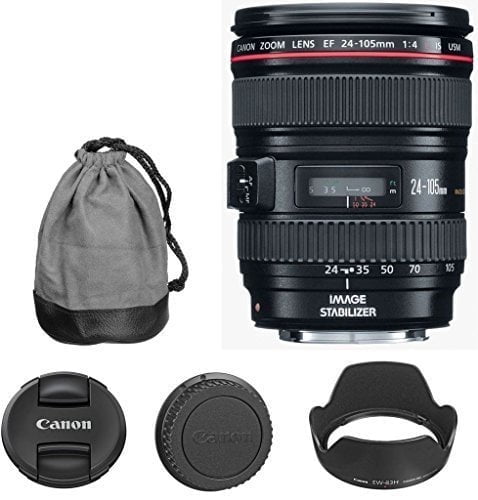 Canon EF 24-105mm f/4 L IS USM Lens - Walmart.com