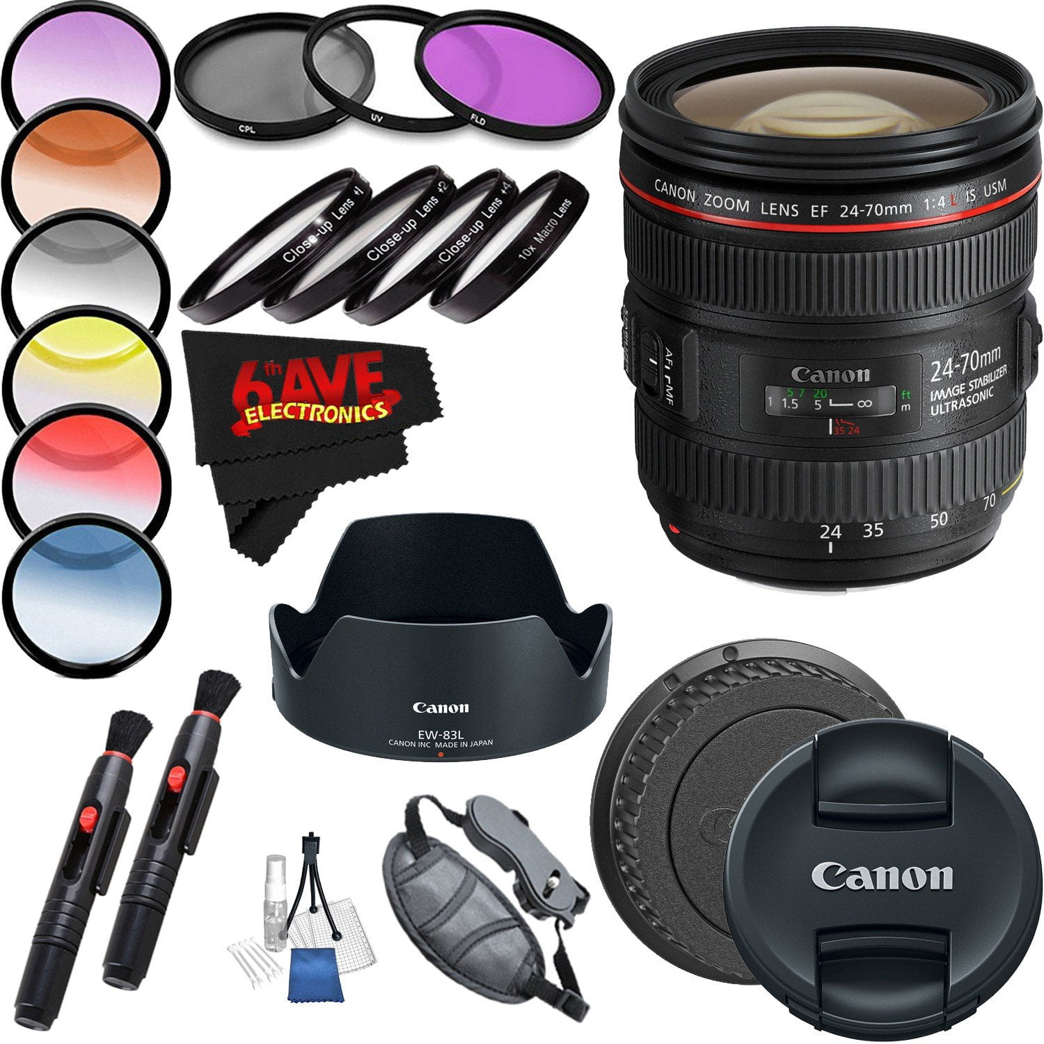 Canon EF 24-70mm F/4L IS USM Lens International Version (No