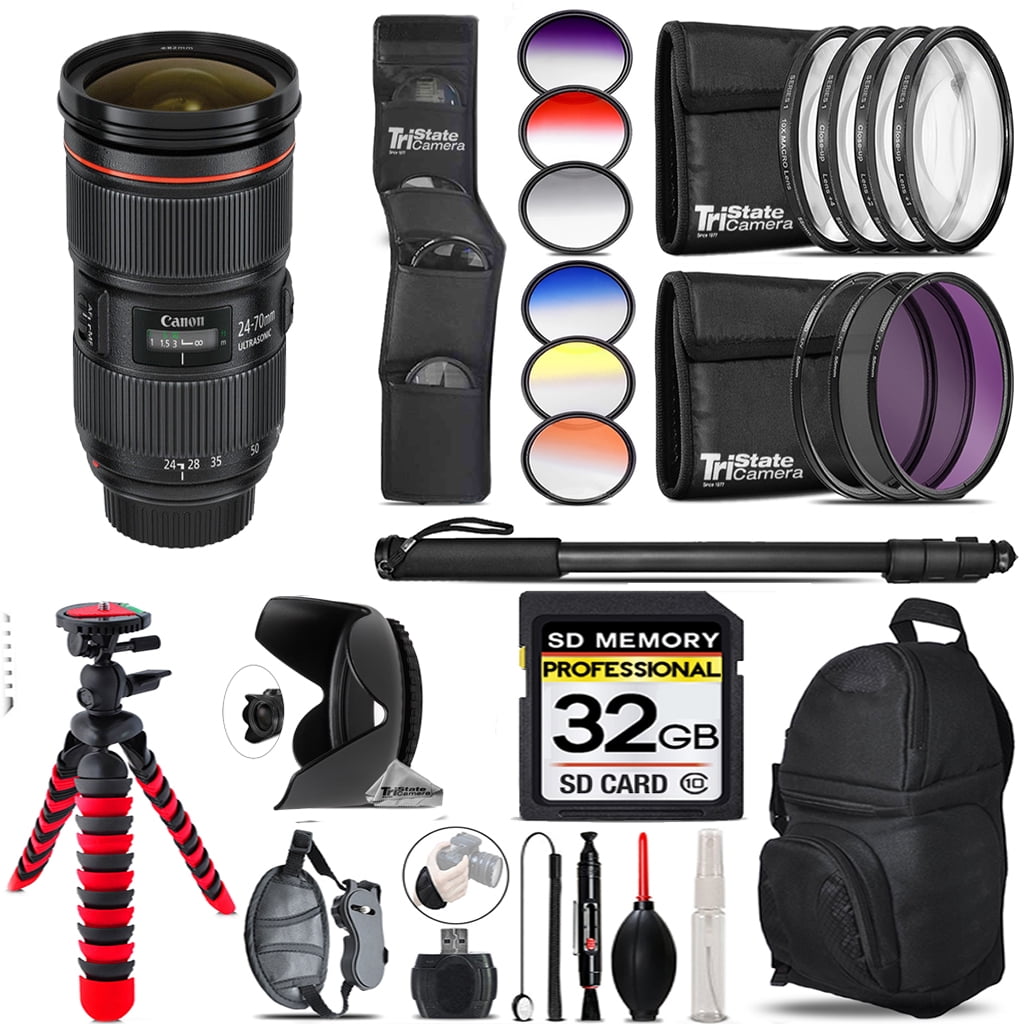 Canon EF 24-70mm f/2.8L II USM Zoom Lens + 25-Piece Color
