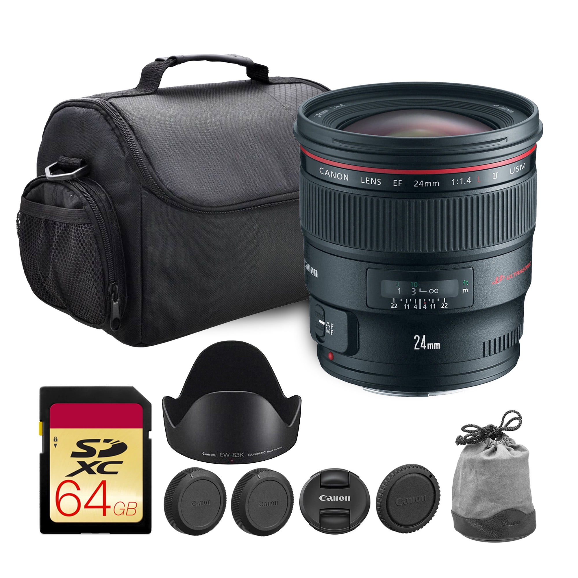 Canon EF 24mm f/1.4L II USM Lens | L-Series Wide-Angle Prime with