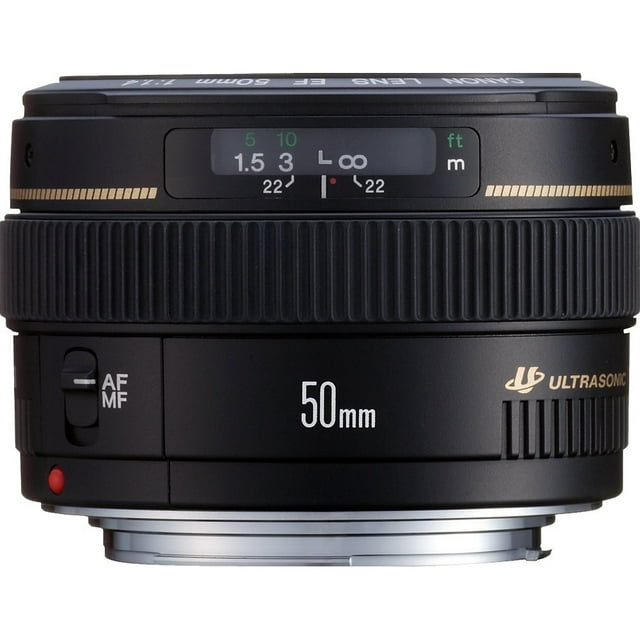 Canon EF 50mm f/1.4 USM Standard and Medium Telephoto Lens for Canon SLR Cameras, Fixed