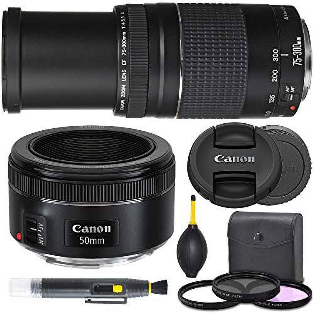 Canon EF 50mm f1.8 STM (0570C002) + Canon EF 75-300mm III