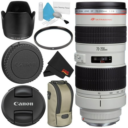 Canon EF 70-200mm F/2.8L USM Telephoto Zoom Lens Bundle for Canon SLR Digital Cameras - Starter (International Version)
