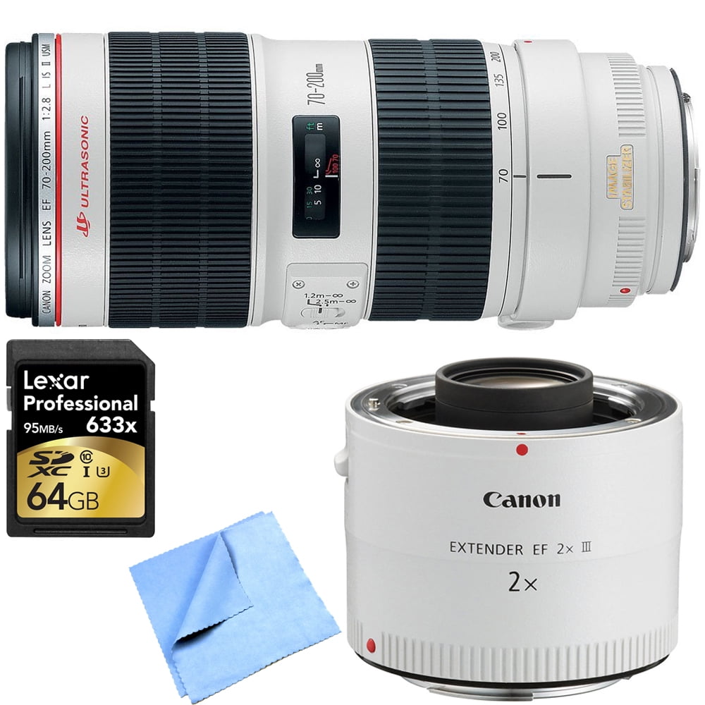 Canon EF 70-200mm f/2.8L IS II USM Lens with 2.0X III Extender