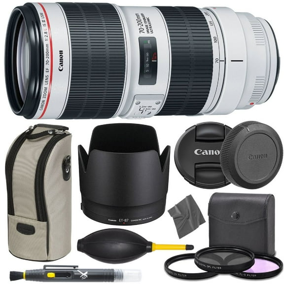 Canon EF 70-200mm f/2.8L IS III USM Lens (3044C002) + AOM Pro Starter Bundle Kit - International Version (1 Year AOM Warranty)