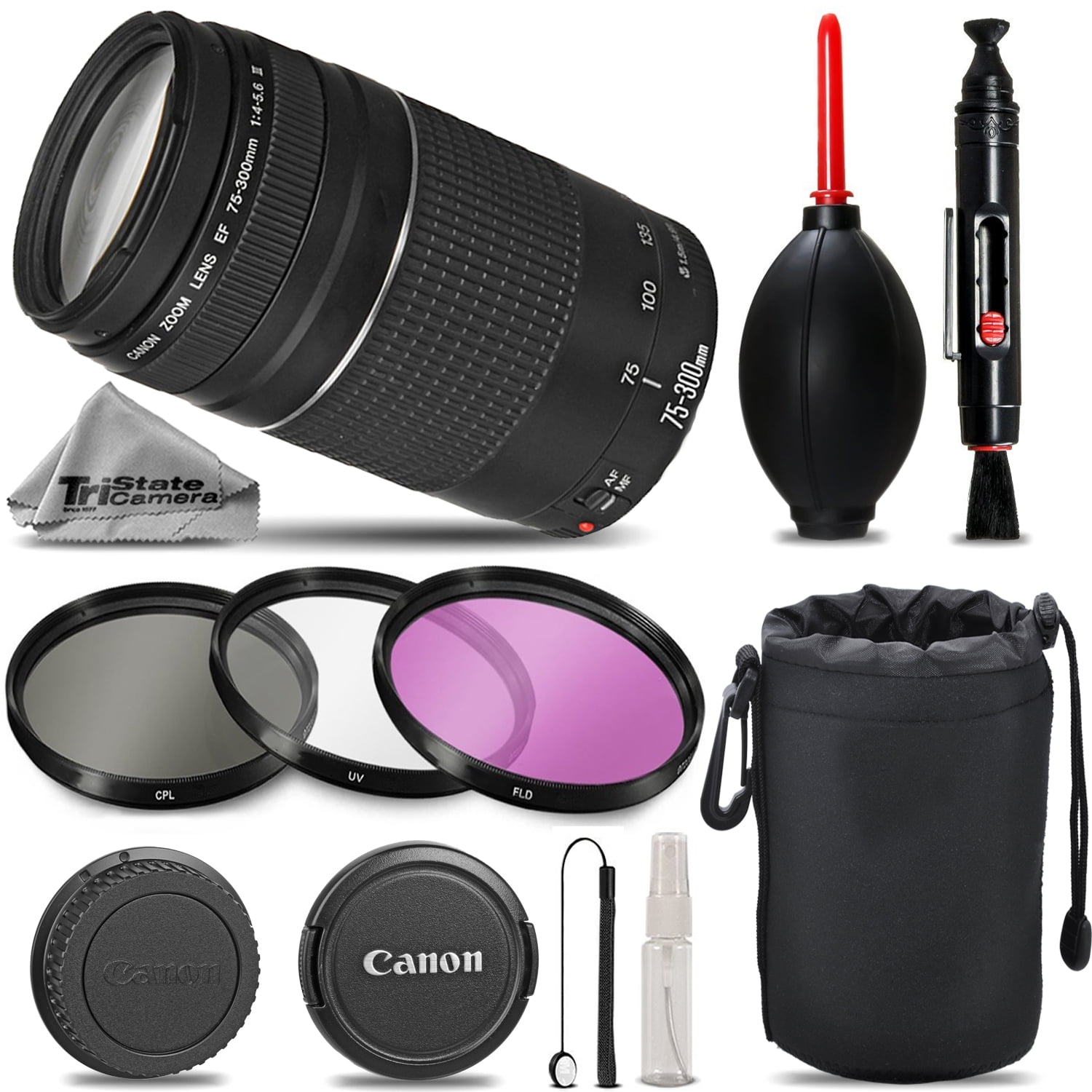 Canon EF 75-300mm f/4-5.6 III Lens For The Canon XTi, T1i, T2i, T3