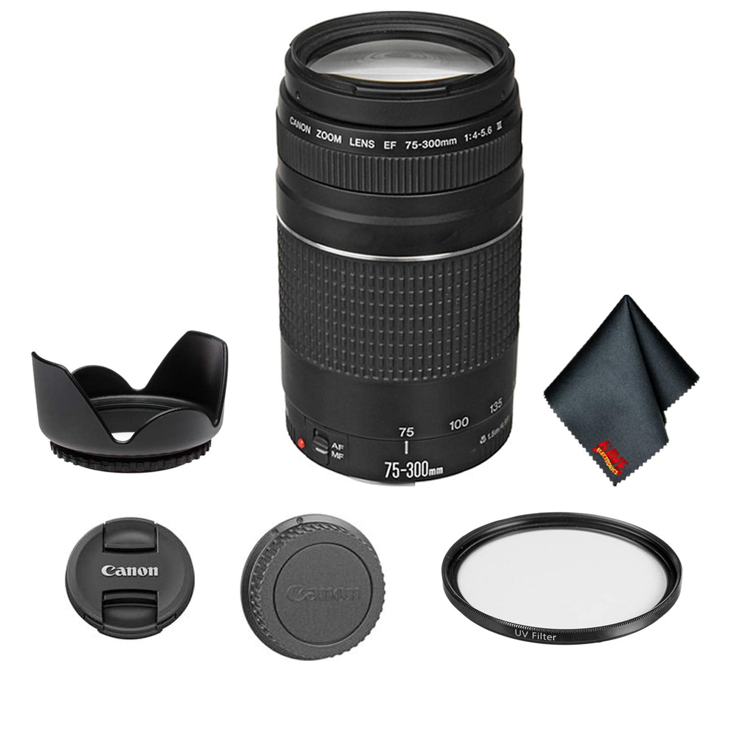 Canon EF 75-300mm f/4-5.6 III DSLR Camera Telephoto Zoom Lens
