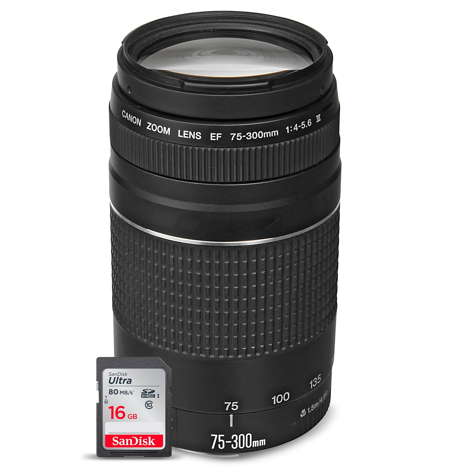 Canon EF 75-300mm f/4-5.6 III Telephoto Zoom Lens for Canon DSLR