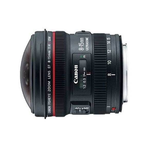 Canon EF 8-15mm F/4L Fisheye USM Ultra-Wide Zoom Lens for Canon EOS SLR Cameras