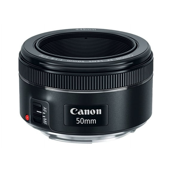 Canon EF - Lens - 50 mm - f/1.8 STM - Canon EF - for EOS 100, 1200, 1300, 1D, 5D, 5DS, 6D, 70, 700, 750, 760, 7D, 80, 8000, Kiss X8i, Rebel T6s