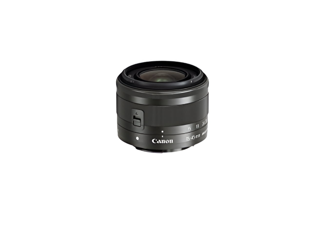 Canon EF-M 15-45mm F/3.5-6.3 IS STM Lens, Graphite, Compact Zoom