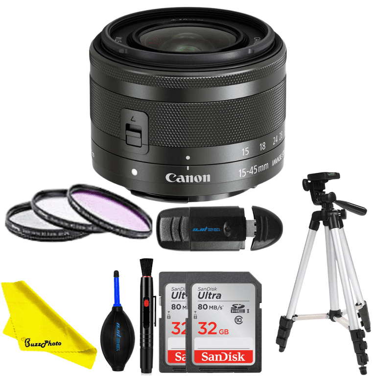 Canon EF-M 15-45mm IS STM Lens (Graphite) BuzzPhoto