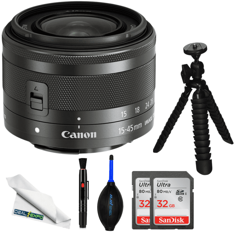 Canon EF-M 15-45mm f/3.5-6.3 IS STM Standard Zoom Lens for outlet Canon EOS M Series Ca