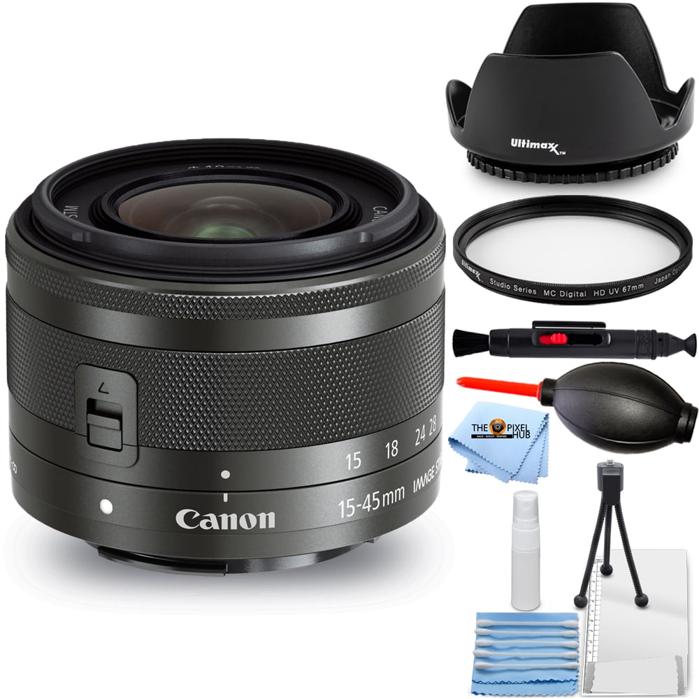 Canon EF-M Lens Canon EF-M 15-45mm F/3.5-6.3 IS STM Lens (Graphite