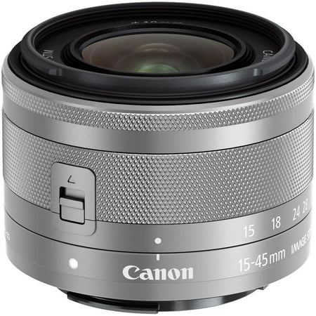 Canon - EF-M 15-45mm f/3.5-6.3 IS STM Standard Zoom Lens for EOS M Series Cameras - Silver