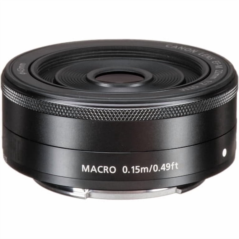 Canon EF-M 22mm f/2 STM Compact Prime Lens, Wide-Angle Lens for