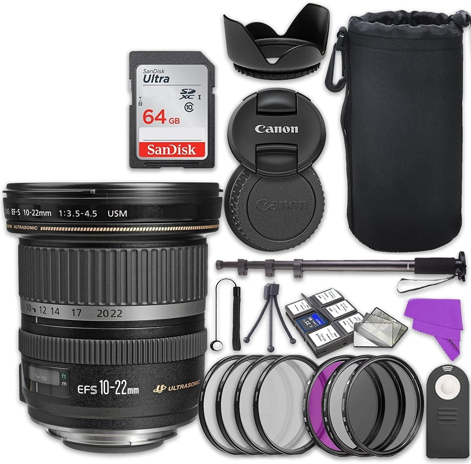 H12/5881★Canon EF-S 10-22mm 3.5-4.5 USM Amazon.com : Canon EF-S 10-22mm f/3.5-4.5 USM SLR Lens for EOS