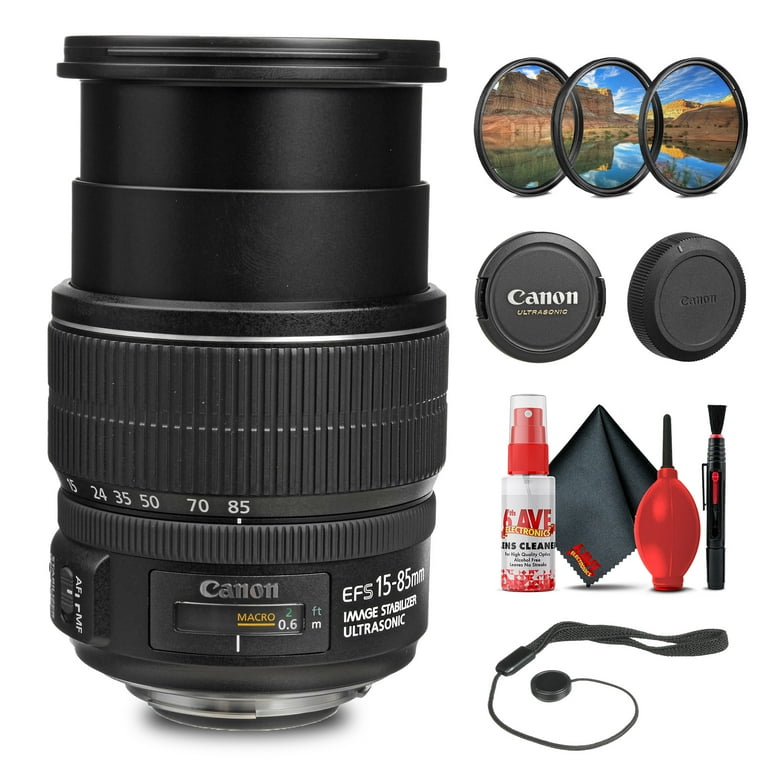 Canon EF-S 15-85mm f/3.5-5.6 IS USM Lens, Wide Angle Zoom for DSLR