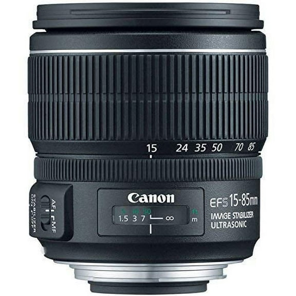 Canon EF-S 15-85mm F/3.5-5.6 IS USM UD Standard Zoom Lens for Canon Digital SLR Cameras (International Model) No Warranty