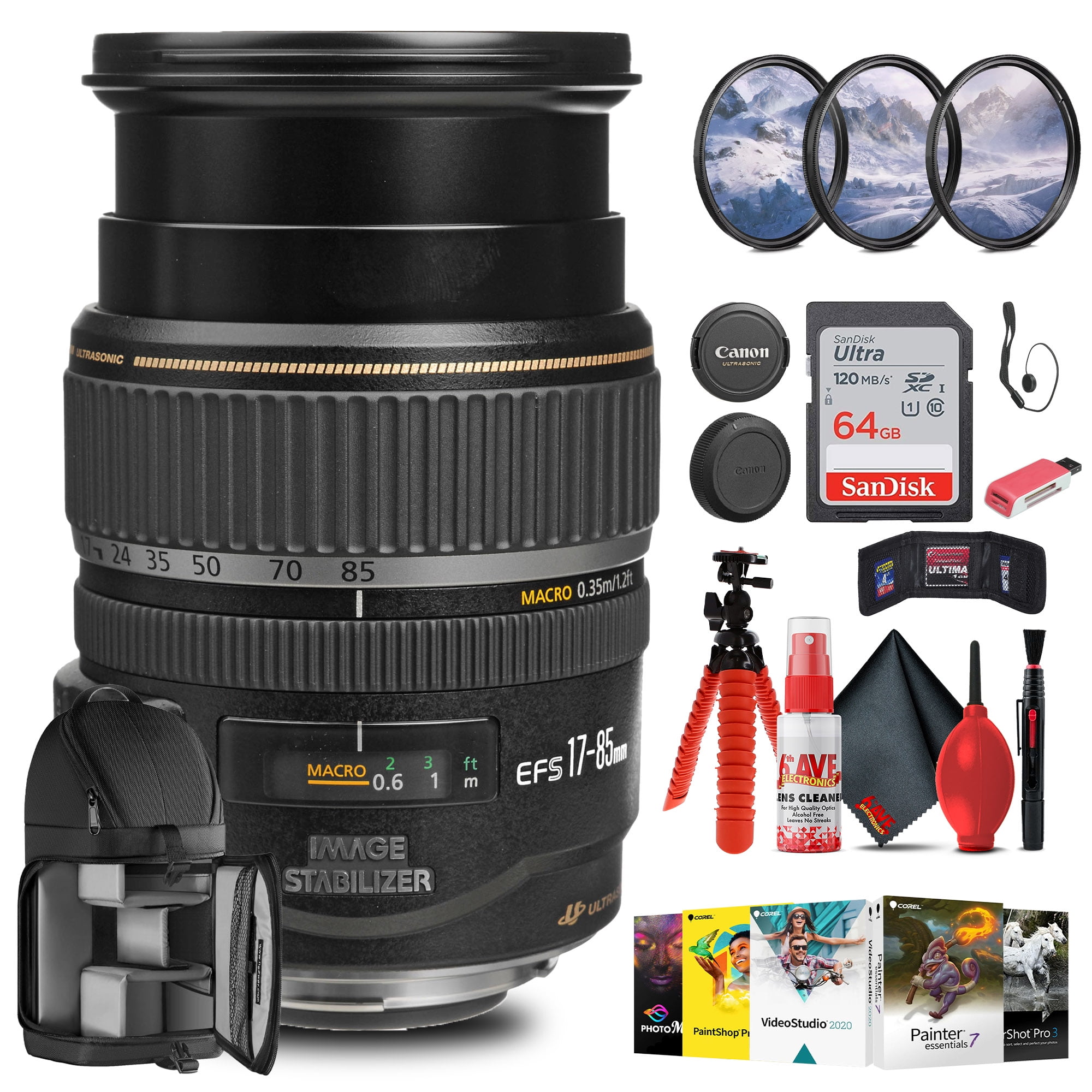 Canon 17-85mm Lens Kit | Camera remote for ecommerce - Walmart 