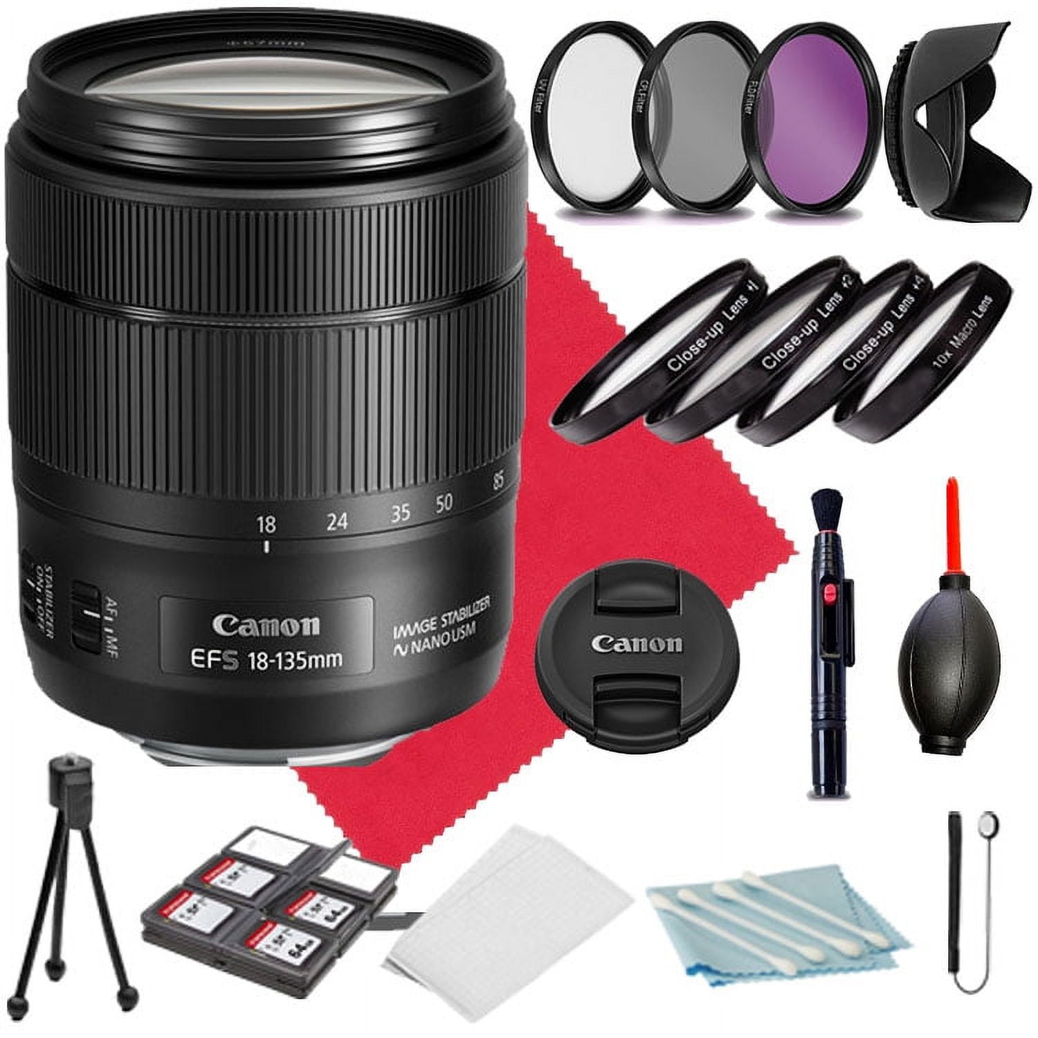 Canon EF-S 18-135mm f/3.5-5.6 IS USM Lens (White Box) + Hood Canon EF-S 18-135mm f/3.5-5.6 IS USM Lens (White Box) + Hood
