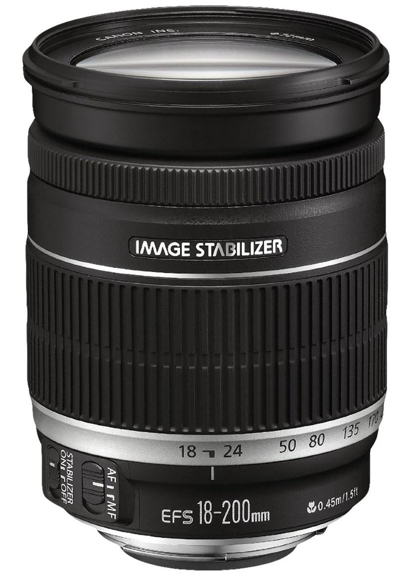 CANON ZOOM LENS EF-S 18-200mm F3.5-5.6 IS キャノン カメラ レンズ