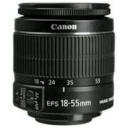 Canon EF-S 18-55mm f/3.5-5.6 IS Autofocus APS-C Lens, Black {58} International Version