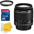 thumbnail image 1 of Canon EF-S 18-55mm f/3.5-5.6 IS II Standard Zoom Lens Bundle + 32GB SD Card + UV Filter + Cleaning Kit- For Canon T1 DSLR, 1 of 4