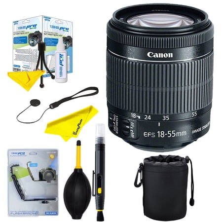 Canon EF-S 18-55mm f/3.5-5.6 IS STM Lens +Buzz-Photo Accessories Bundle
