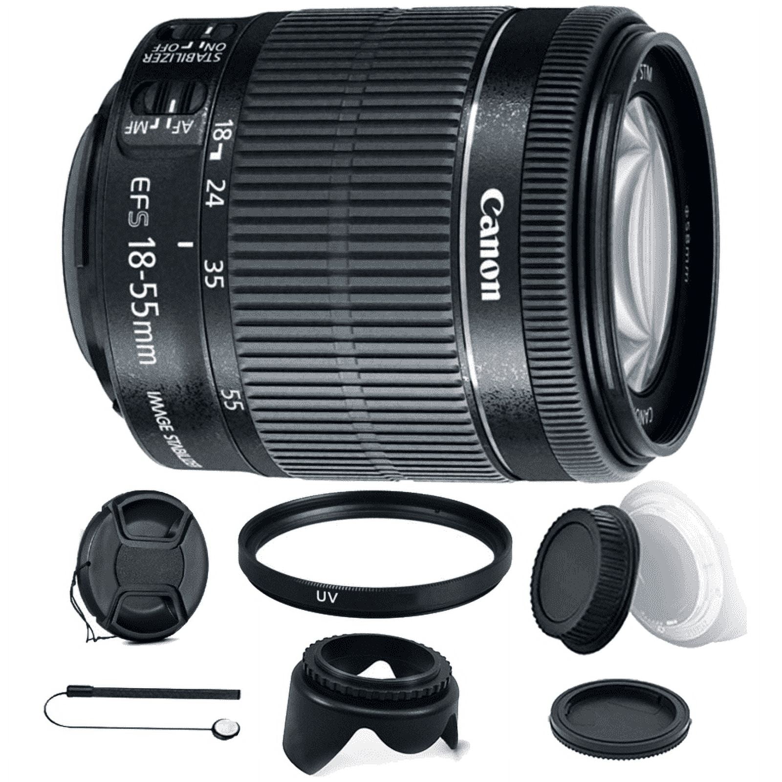 Canon EF-S 18-55mm f/3.5-5.6 IS STM Zoom Lens with Accessory