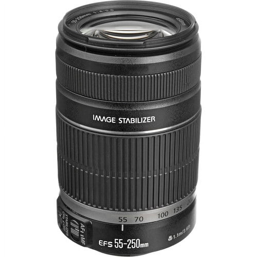 Canon EF-S 55-250mm f/4-5.6 IS STM Telephoto Zoom Lens International  Version (No Warranty)