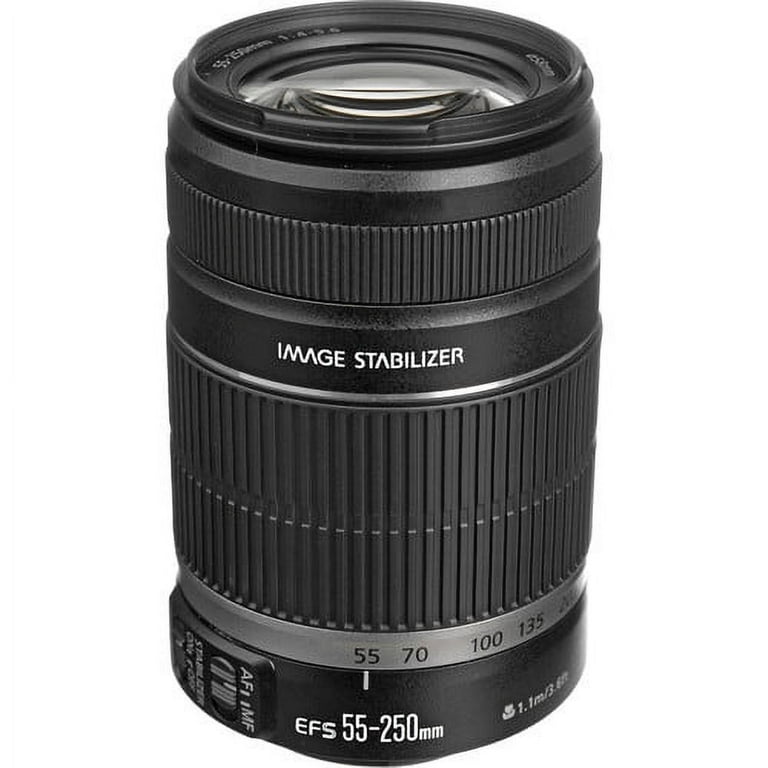 (白箱)EF-S55-250mm F4-5.6 IS II(#) 6g7v4d0 Canon EF-S 55-250mm f/4-5.6 IS II Lens (White Box) - Walmart.com