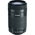 thumbnail image 1 of Canon EF-S 55-250mm f/4-5.6 IS Telephoto Zoom Lens for SLR Cameras, 1 of 8