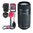 thumbnail image 1 of Canon EF-S 55-250mm f/4-5.6 Is STM Lens with 32GB Pro Speed Class 10 Sdhc Memory Card + 3PC Filter Kit (UV-FLD-CPL) + Deluxe Sleeve + Microfi, 1 of 2