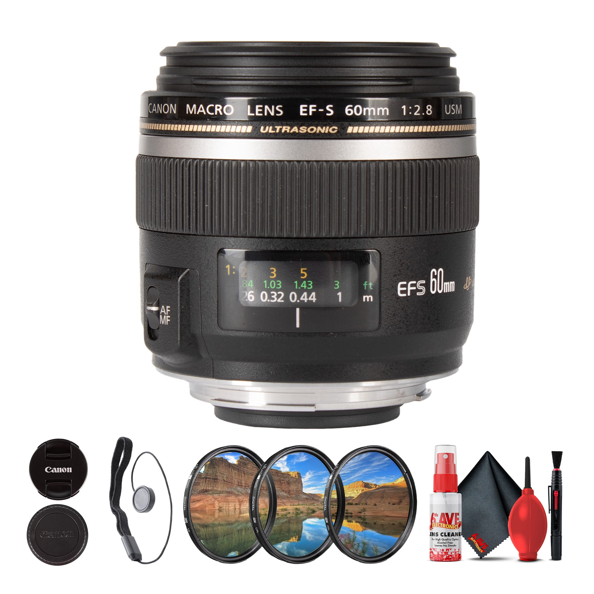 Canon EF-S 60mm f/2.8 MACRO USM マクロレンズ [美品] レンズポーチ
