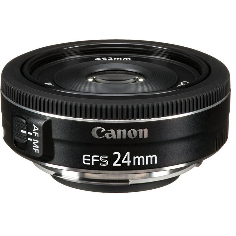 Canon EF-S 24mm f/2.8 STM Lens for DSLR Camera: Lightweight