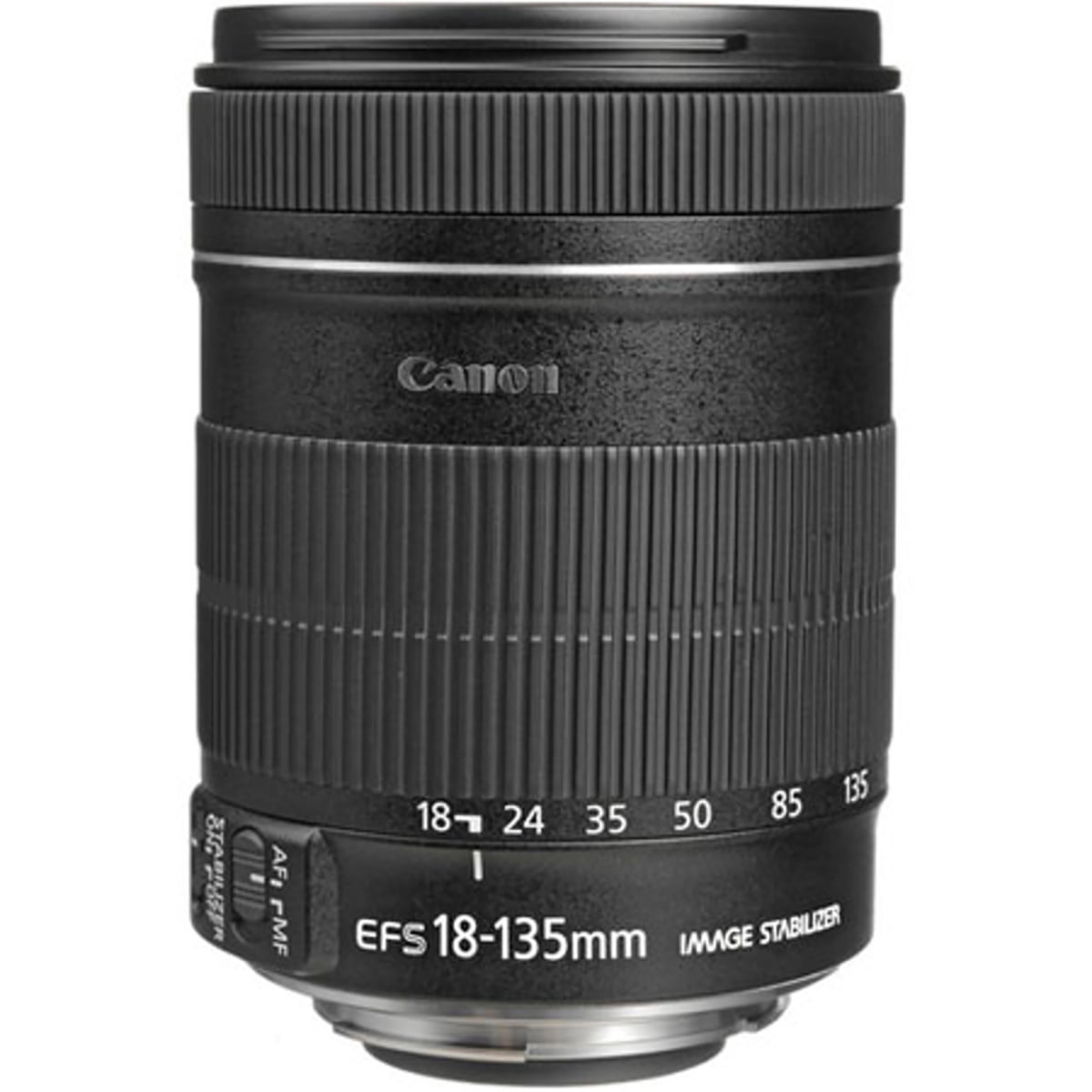 Canon EF-S 18-135mm f/3.5-5.6 IS Autofocus APS-C Lens, Black {67
