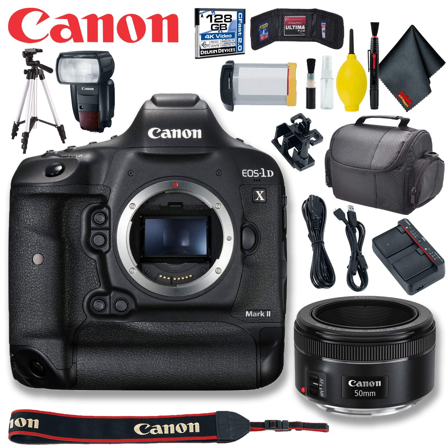 Canon EOS1D X Mark II DSLR Camera Pro Kit (International Model