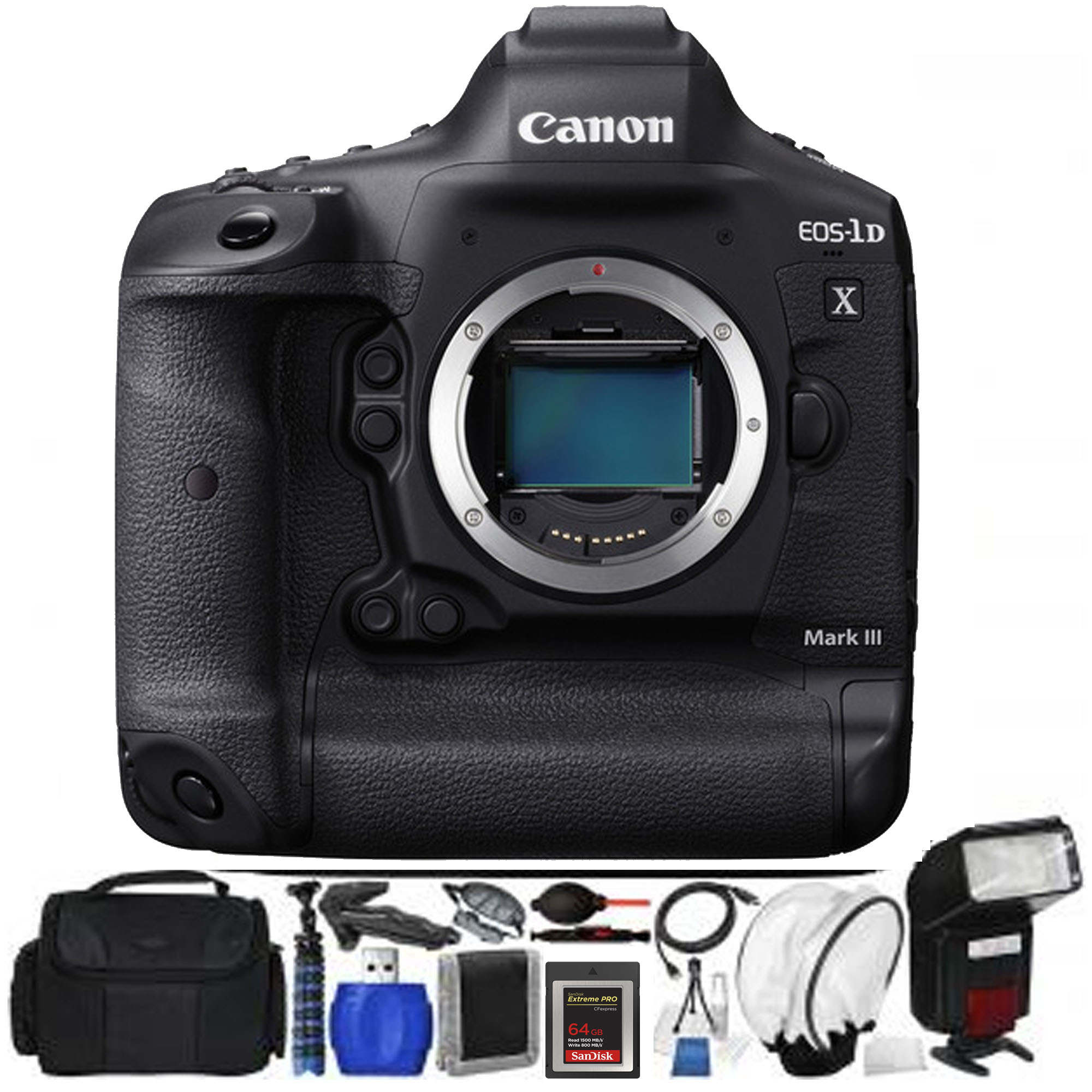 Canon EOS-1D X Mark III DSLR Camera (Body Only) with 64GB Premium Bundle - image 1 of 1
