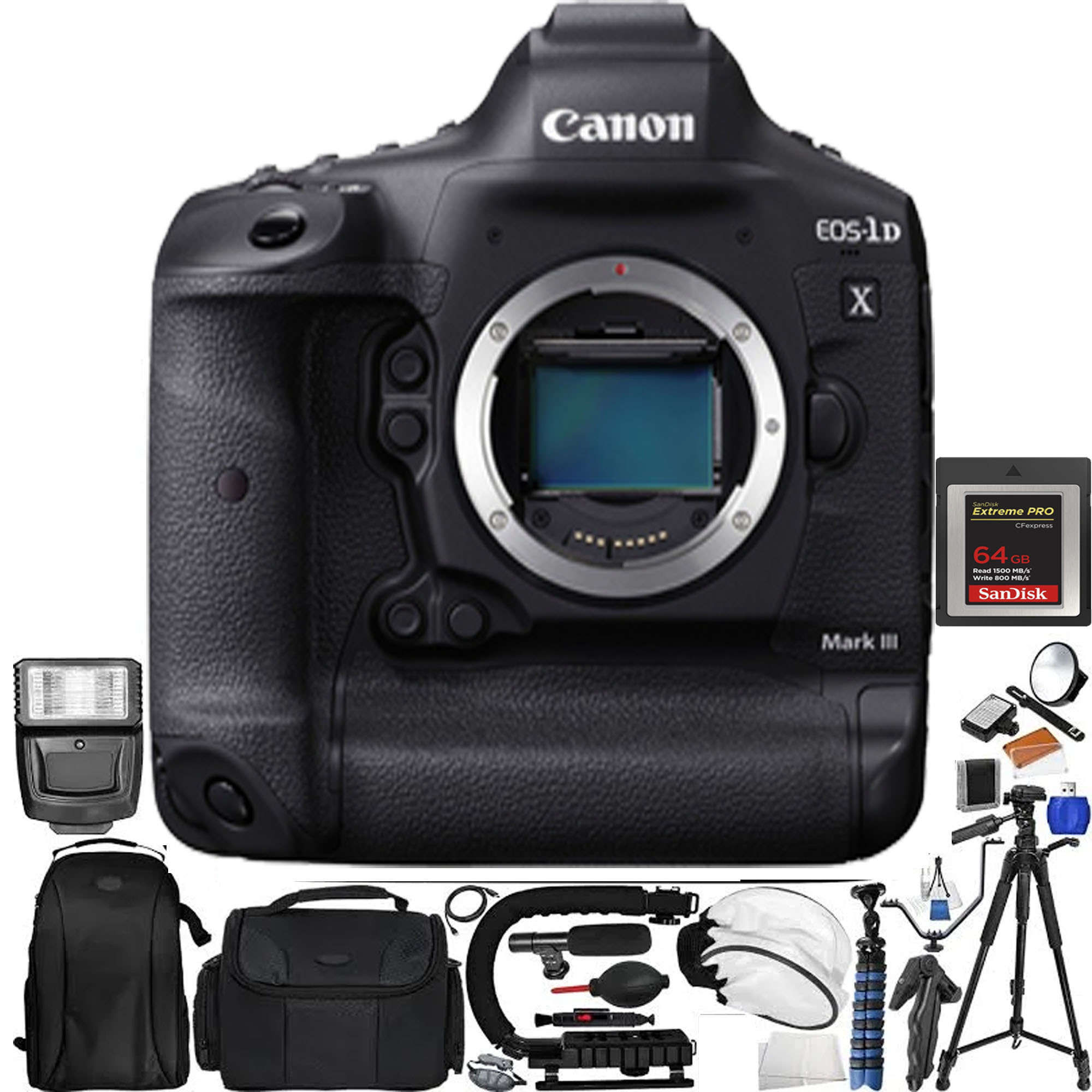 Canon EOS-1D X Mark III DSLR Camera (Body Only) with Essential Bundle Package - image 1 of 1