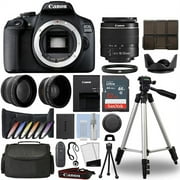 Canon EOS 2000D / Rebel T7 DSLR Camera + 18-55mm 3 Lens Kit+ 32GB Best Value Kit - International Version