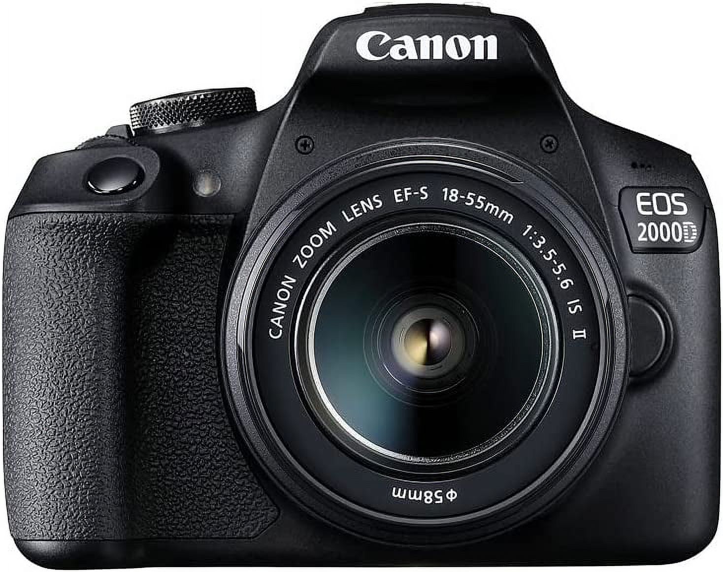 Canon EOS 2000D (Rebel T7) DSLR Camera + 18-55mm III Kit (Intl Model) - image 1 of 3